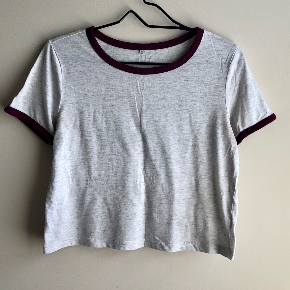 White Cropped T-shirt